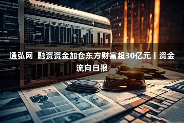 通弘网 融资资金加仓东方财富超30亿元丨资金流向日报